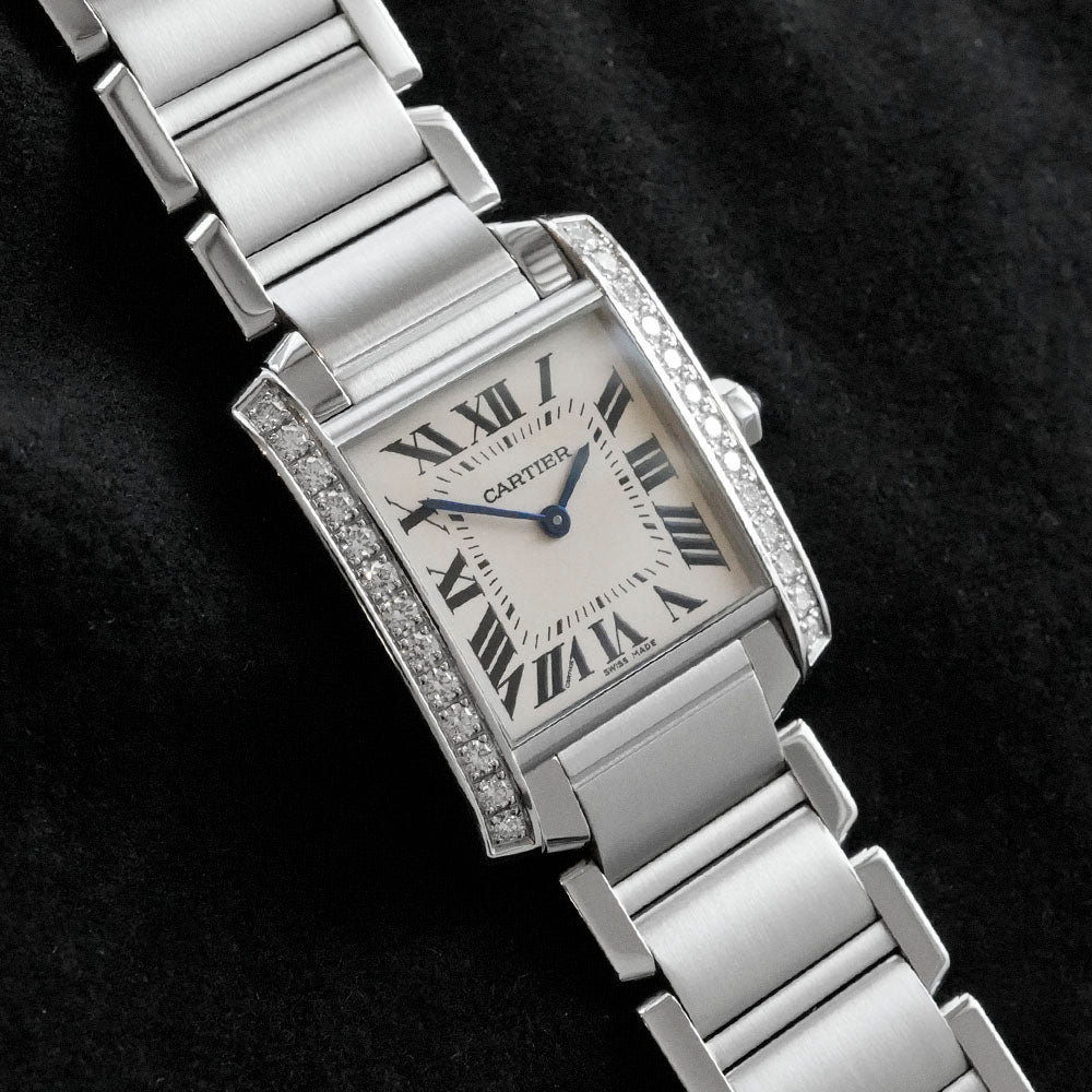 タンクフランセーズ MM ダイヤモンド 2020年保証書付き Ref.W4TA0009