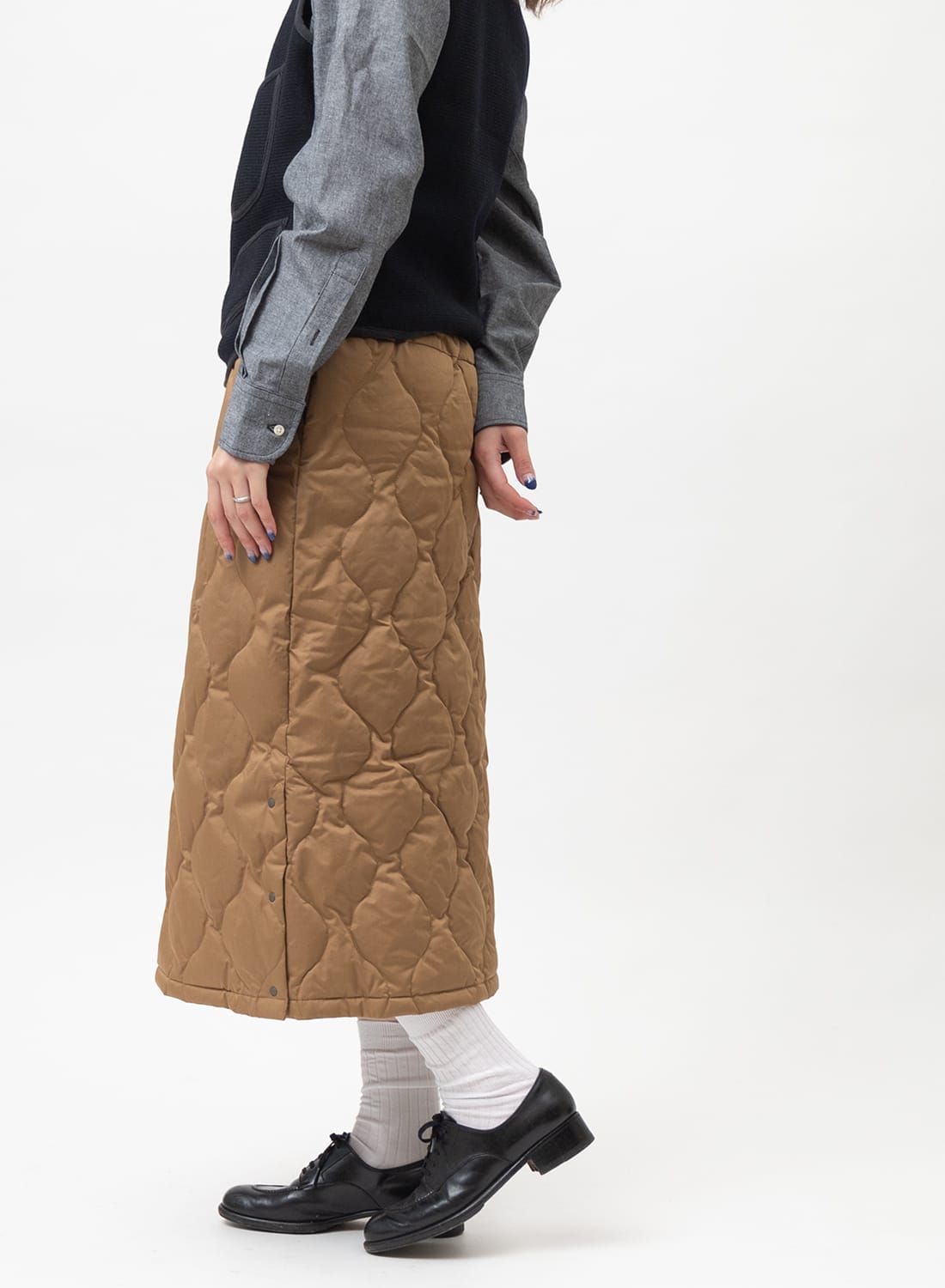 NANGA/ COTTON ONION QUILT DOWN SKIRT|コットンオニオンキルトダウン
