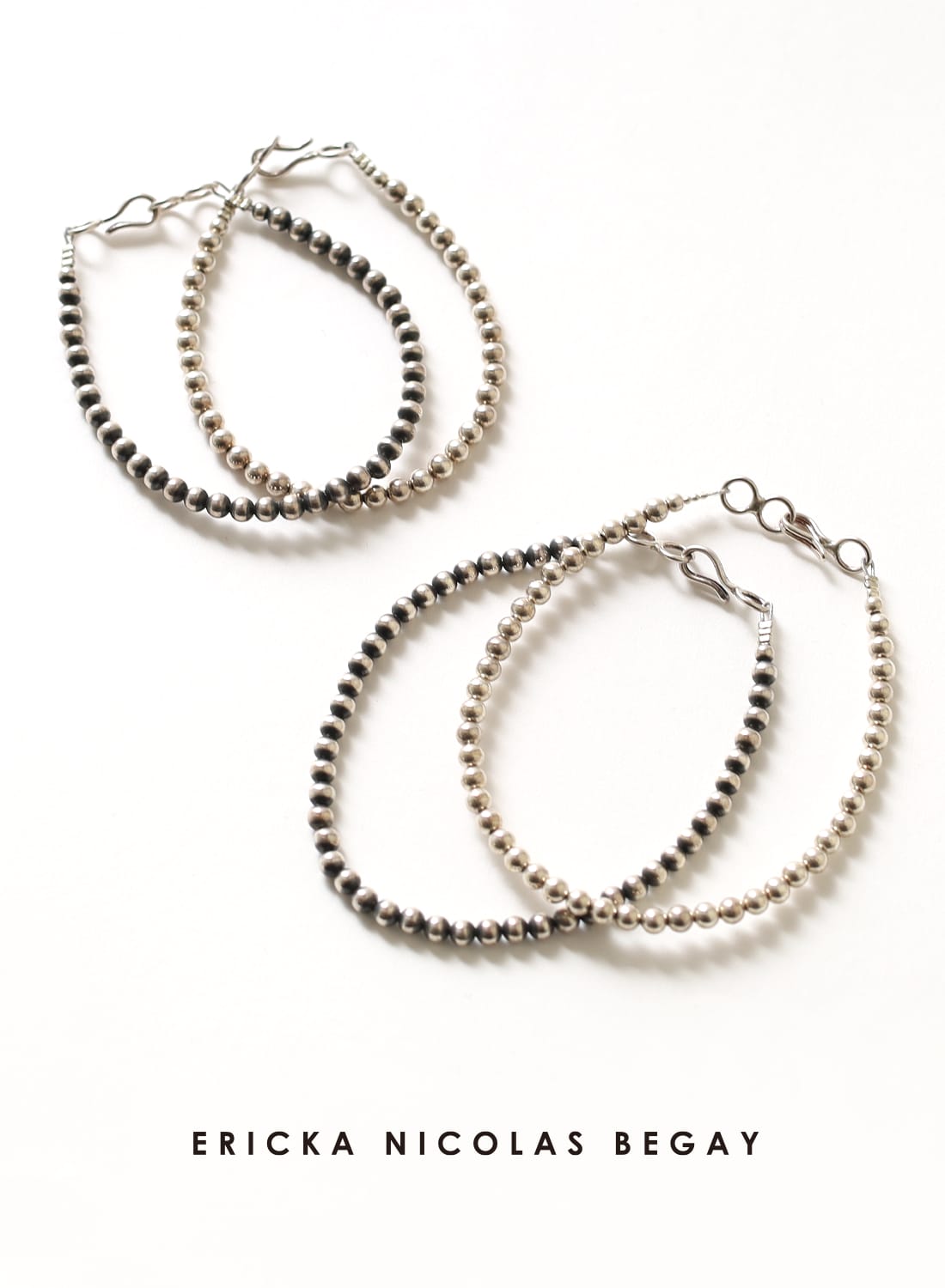 NAVAJO PEARL SILVER BRACELET 4MM|ナバホパール シルバーブレスレット