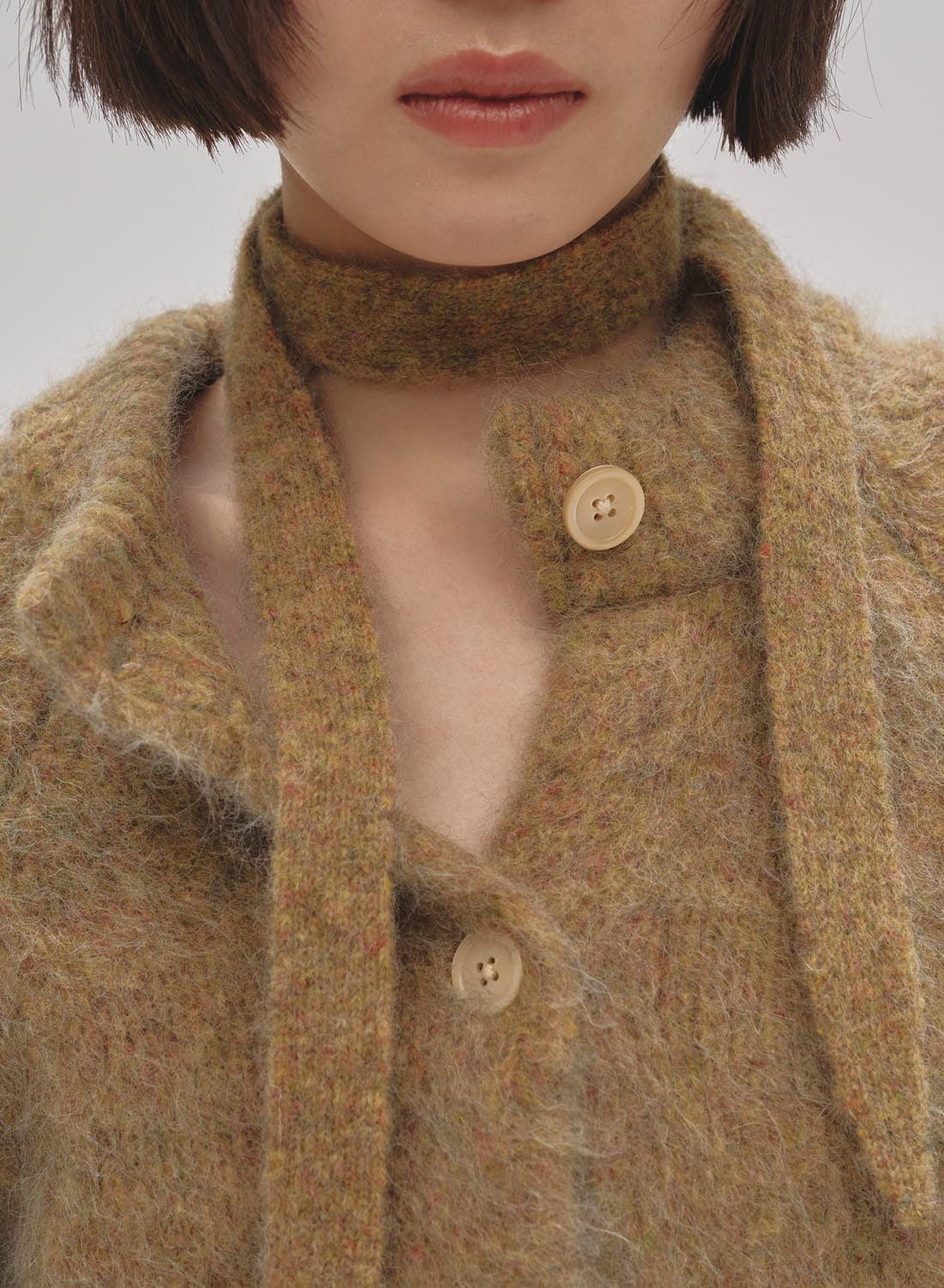 BRUSHED KNIT CARDIGAN|ブラッシュド ニット カーディガンブラッシュド