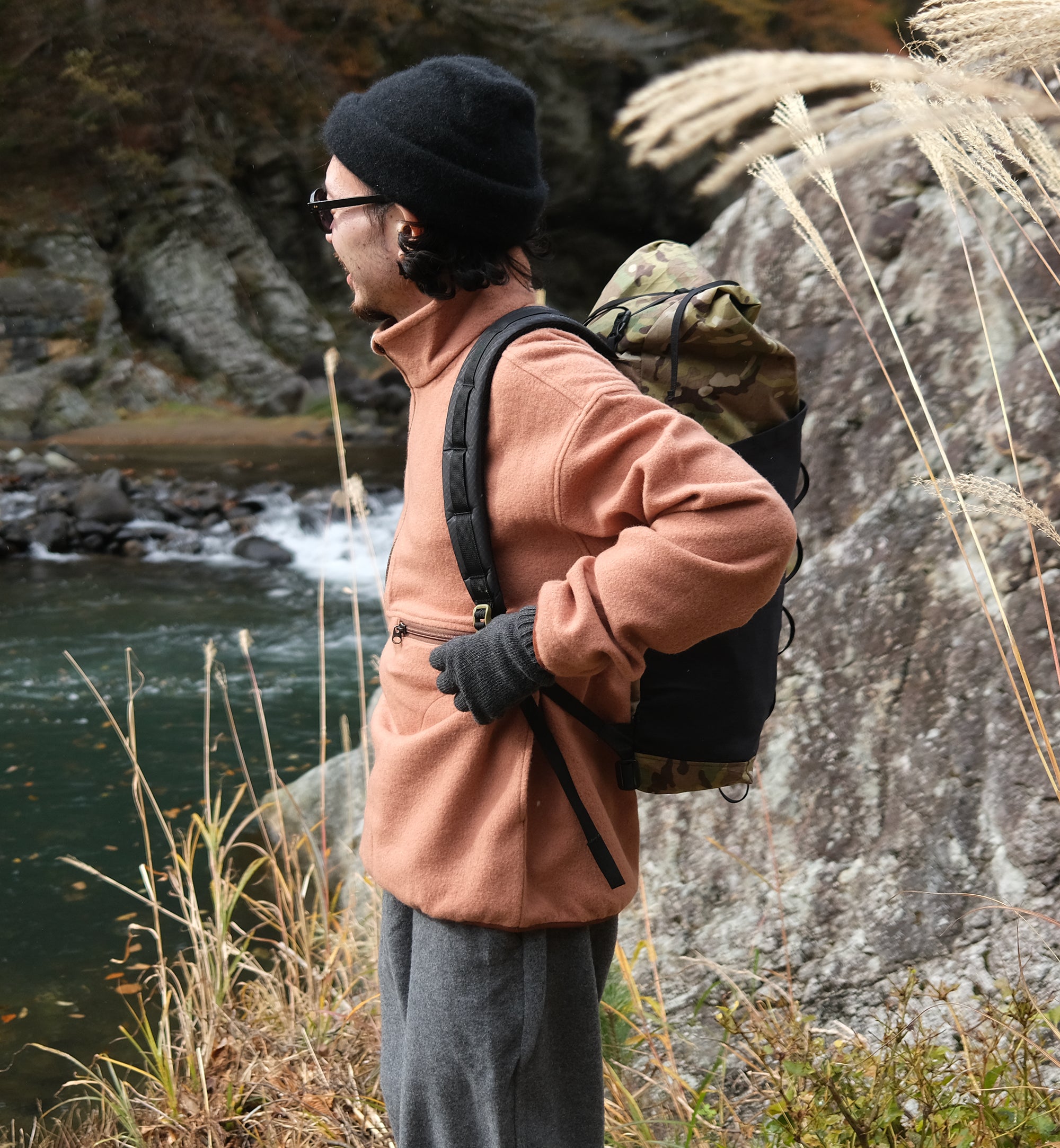 AXESQUIN × Moonlightgear WOOL FLEECE PULLOVER 軽Edition