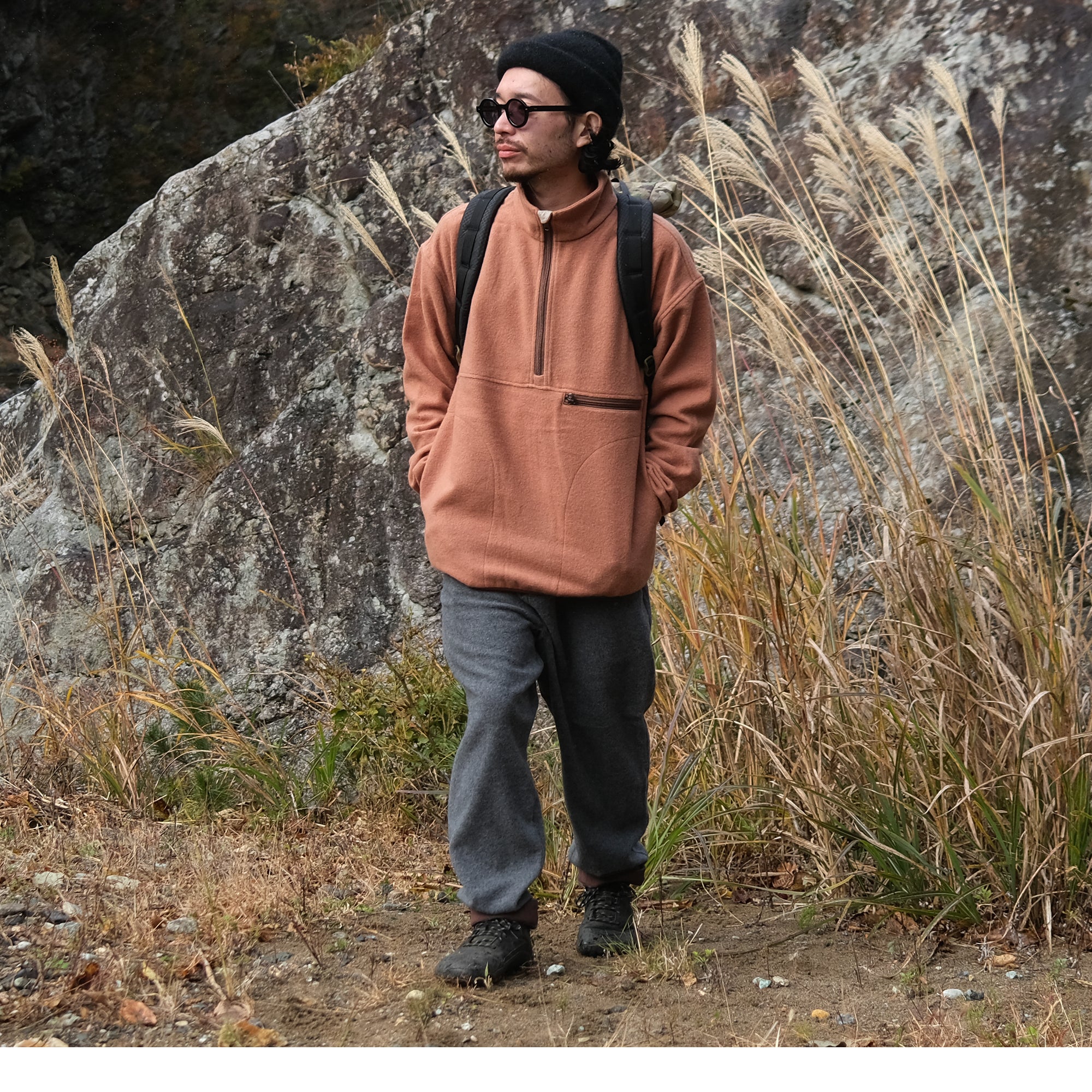 AXESQUIN × Moonlightgear WOOL FLEECE BOTTOMS 軽Edition