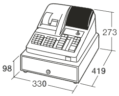シャープ電子レジスター XE-A235S