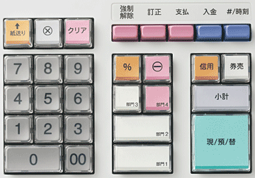 シャープ電子レジスター XE-A107