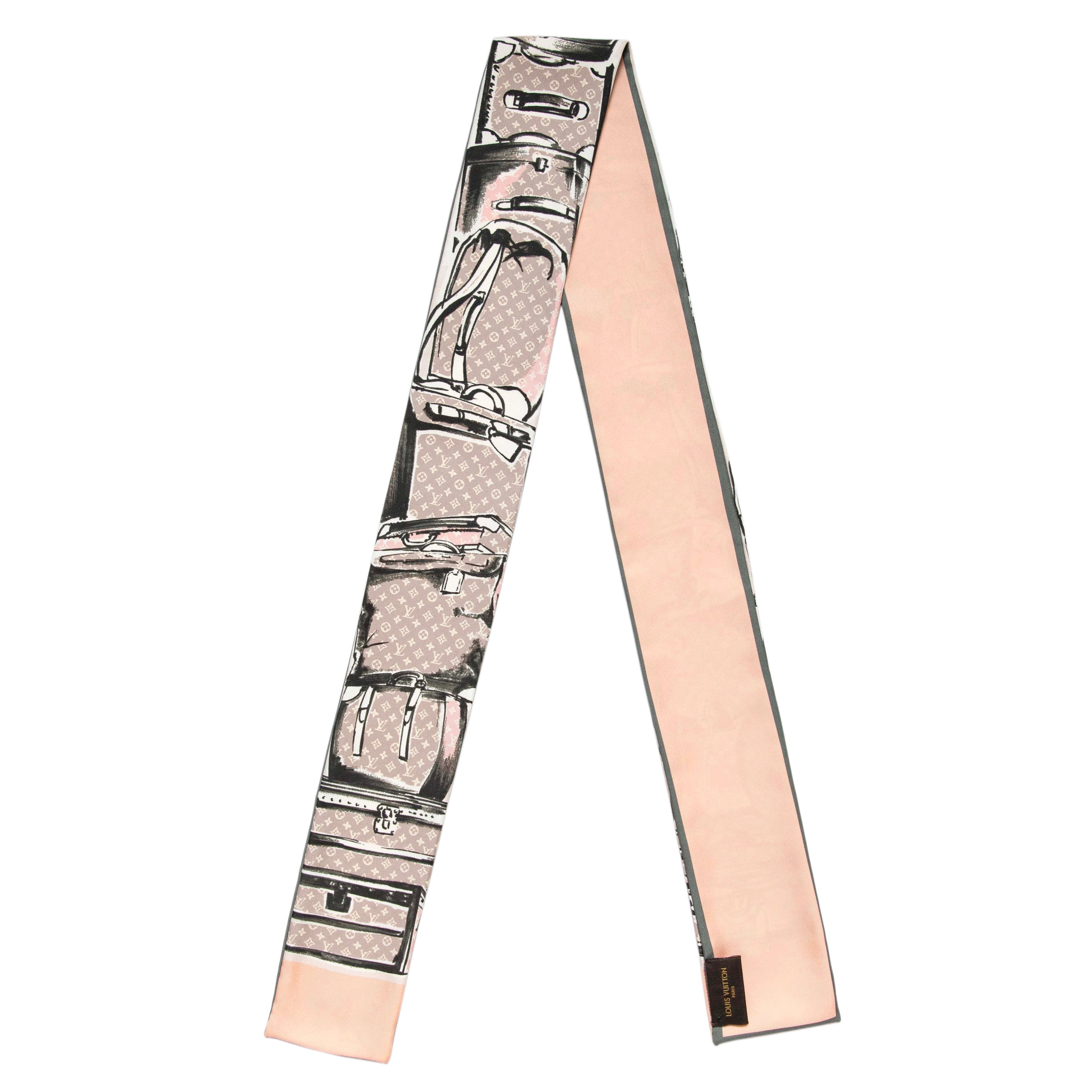 Louis Vuitton Rose Poudre Silk Monogram Trunks Bandeau – Modaselle