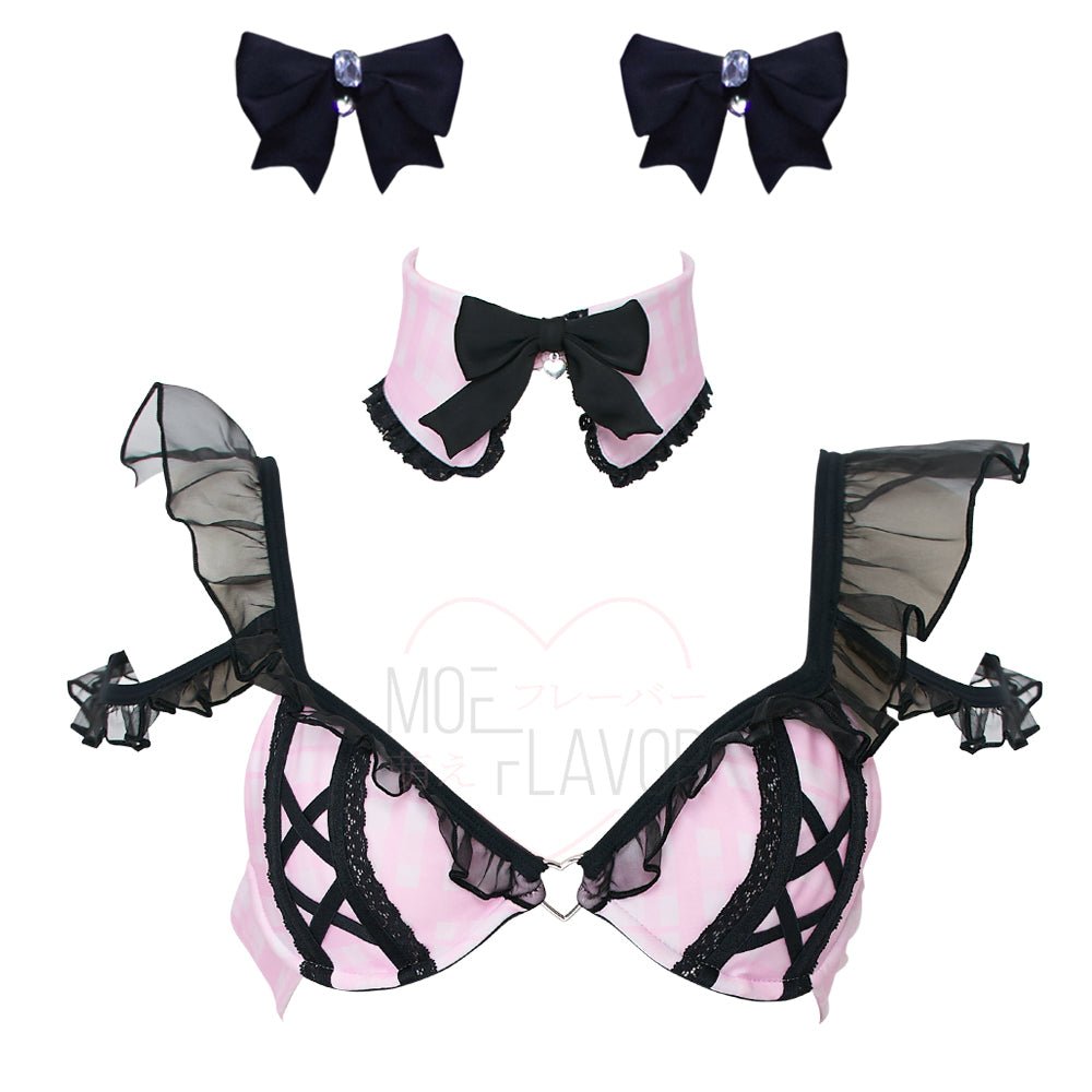 Jirai Kei Garter Lingerie Set – Kawaii and Sexy Anime Cosplay Set