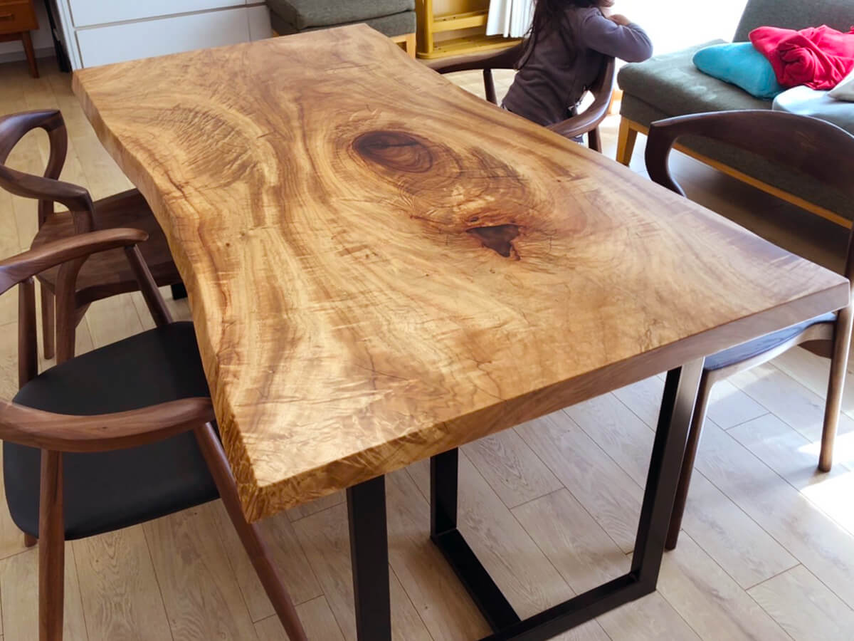 ダイニングテーブルxチェア・ベンチxクス【東京都 T様】美しく輝く