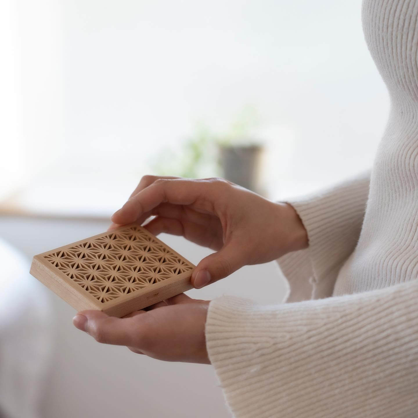 Enishi カメルーンエボニー Mokutopia限定商品 組子細工のカードケース