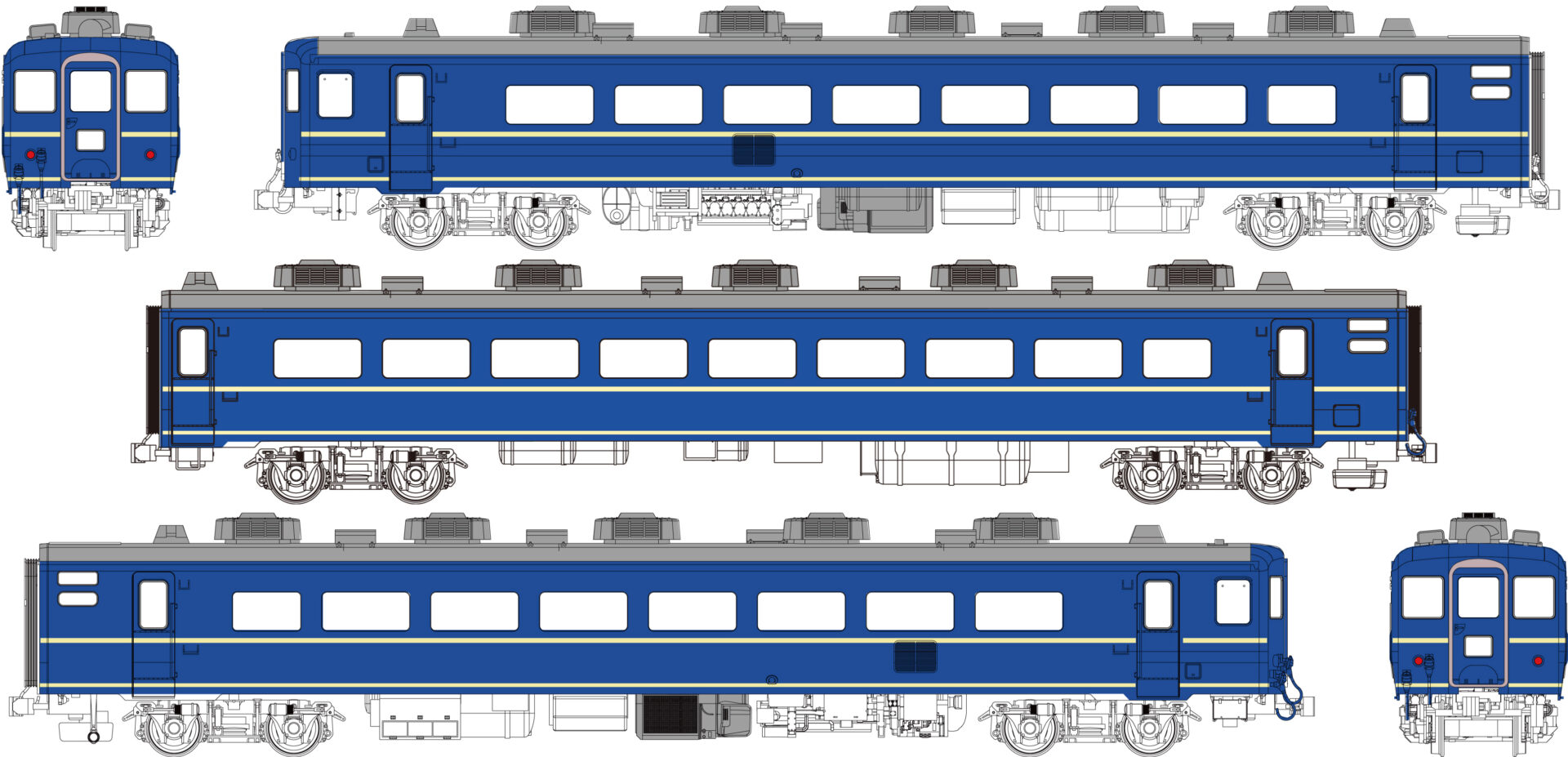 トラムウェイ】(HO)14系500番代（座席車）2026年5月頃発売 | モケイテツ