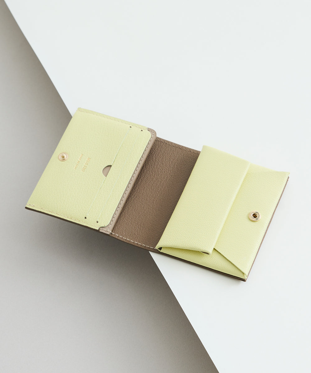 Bifold Compact Wallet - Topo × Yellow – MOLINI（モリニ
