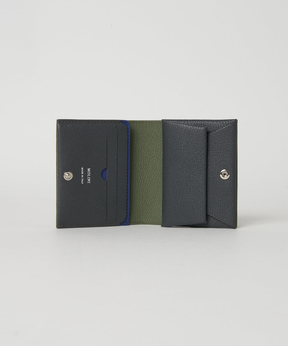Bifold Compact Wallet - Olive × Gray – MOLINI（モリニ