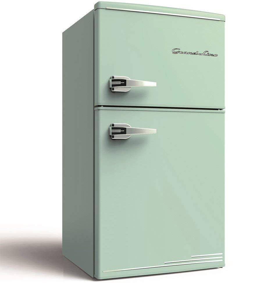 レトロな冷蔵庫 – Grand-Line 冷蔵庫 2ドア – もらくらし