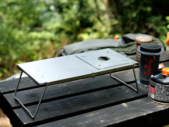 ギアテスト】N-Projectの新作はOD缶用チタンテーブルを試してみる