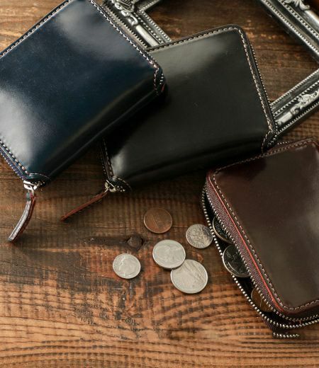 コンパクトウォレット｜ホーウィンシェルコードバン |革製品CYPRIS