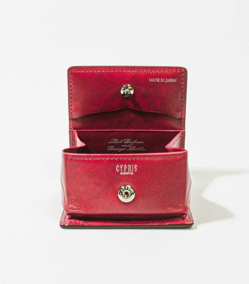 ボックス小銭入れ｜コードバン＆シラサギレザー |革製品CYPRIS