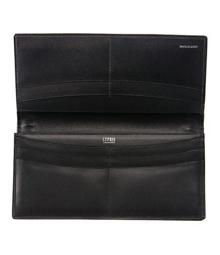 通しマチ長財布｜クロコダイル＆シラサギレザー |革製品CYPRIS