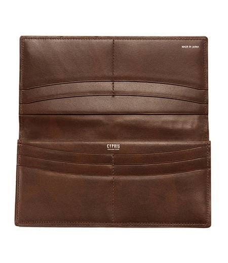 通しマチ長財布｜クロコダイル＆シラサギレザー |革製品CYPRIS