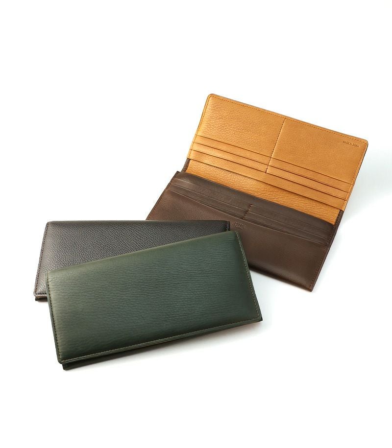 ファスナー付ササマチ長財布｜シルキーキップ |革製品CYPRIS（キプリス