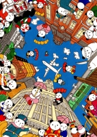 あごぱんの現代アートの絵画を通販で販売