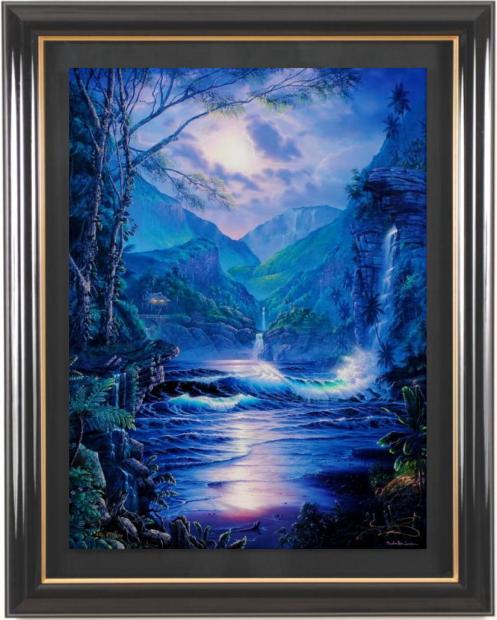 クリスチャン・リース・ラッセンのハワイの海の絵画「シークレット