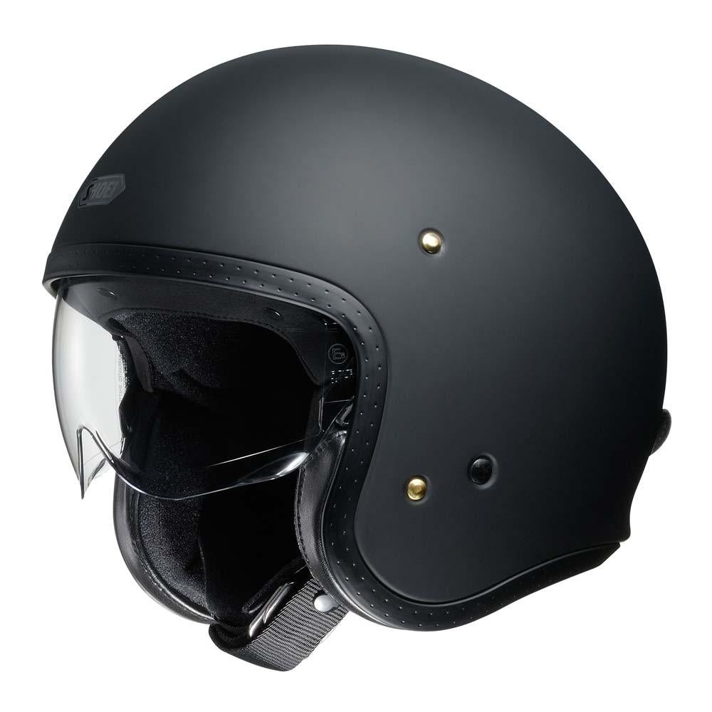 Shoei J O Vintage Open Face Solid Helmet – Motorangutan