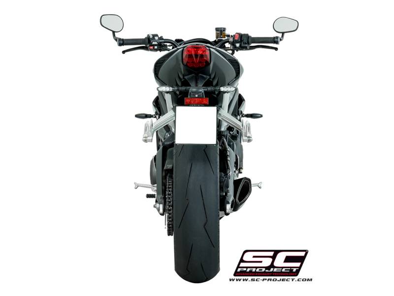 SC Project SC1-R Slip-on Exhaust: Triumph Street Triple RS/S/R