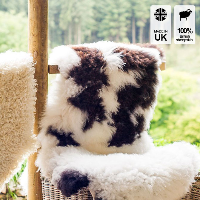 ジェイコブ シープスキン ラグ 1匹サイズ JACOB 英国製 ロングヘアー
