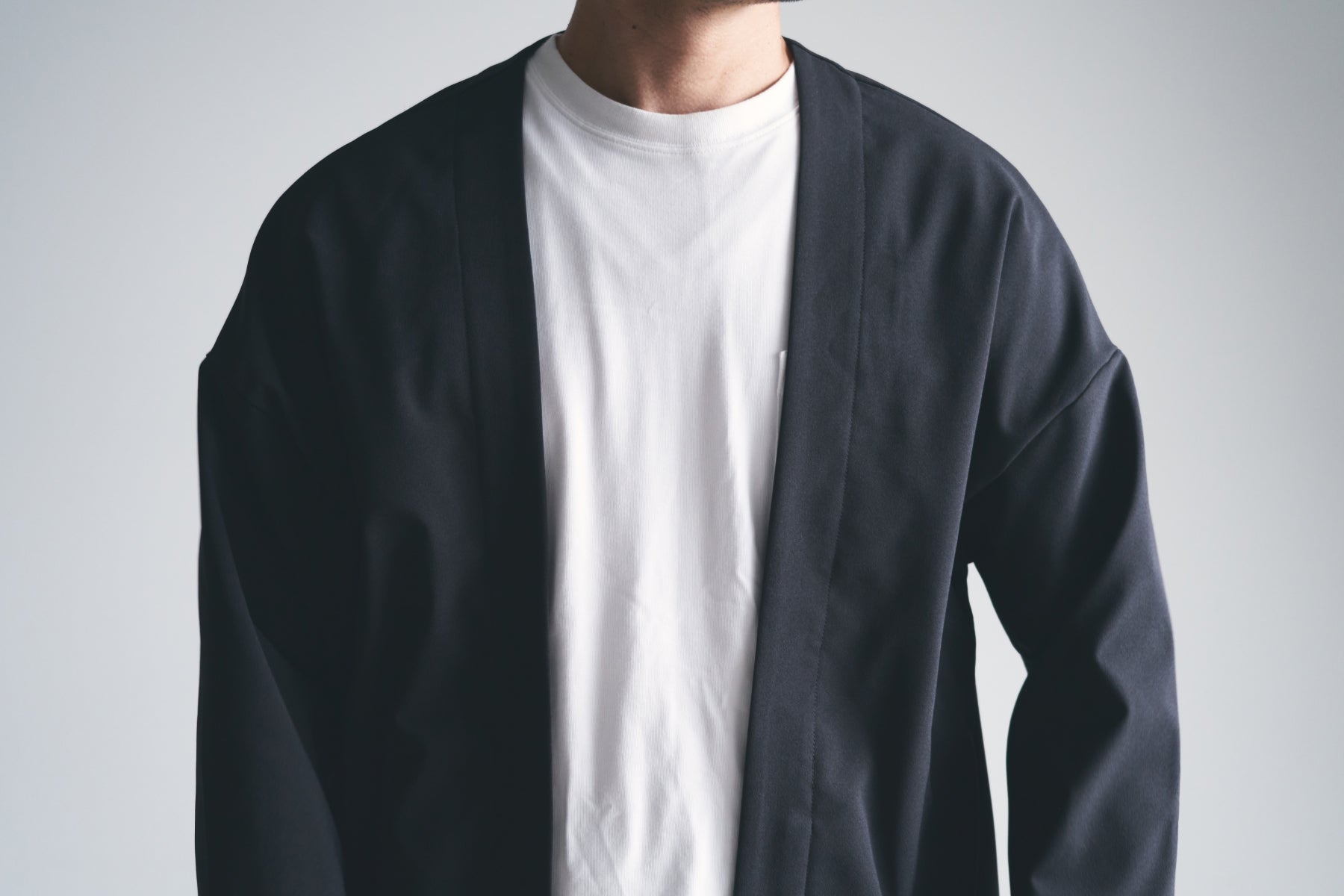 Minimalist HAORI / Black