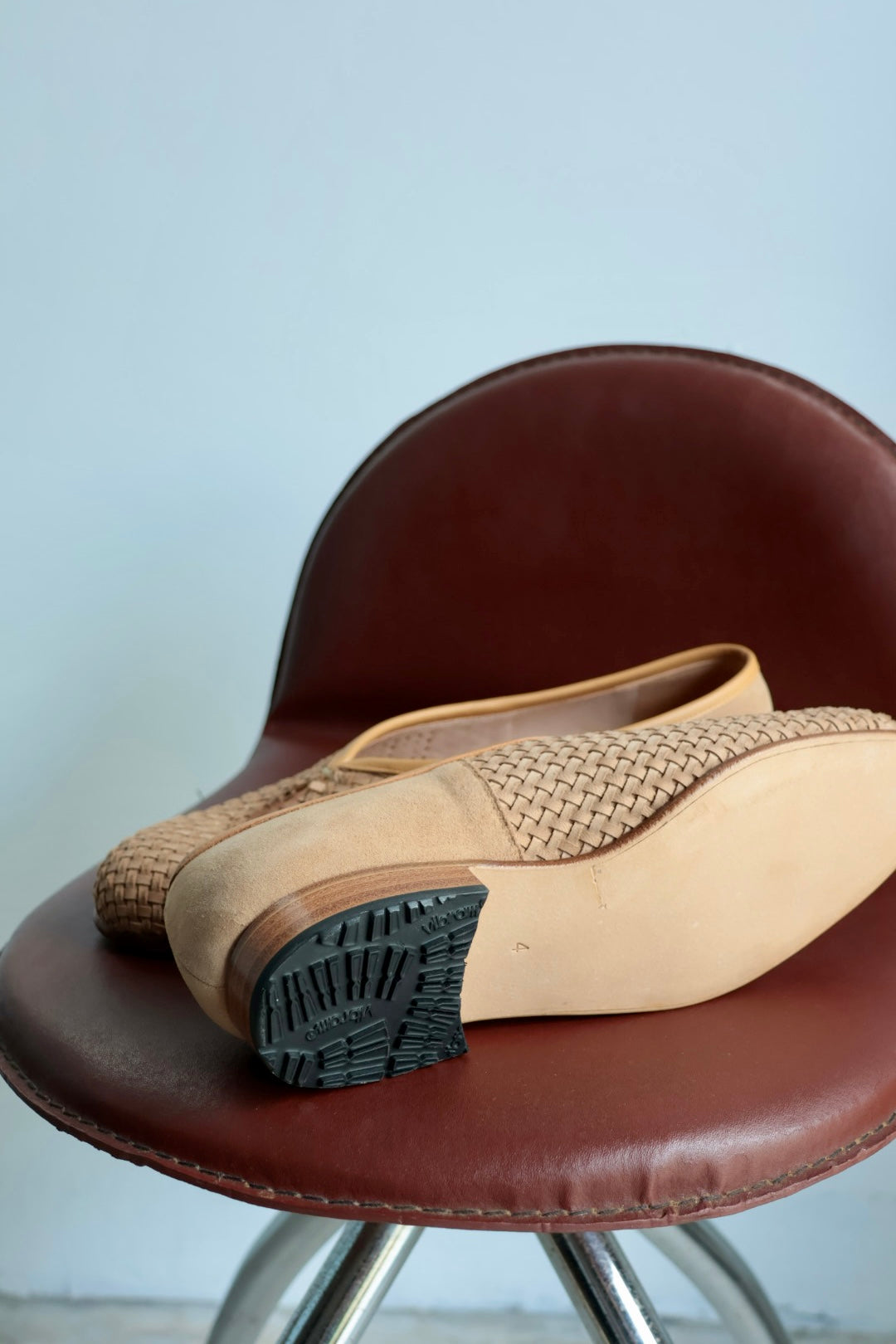 Post Production】Tear Pumps / Mesh Sand Beige – Mo