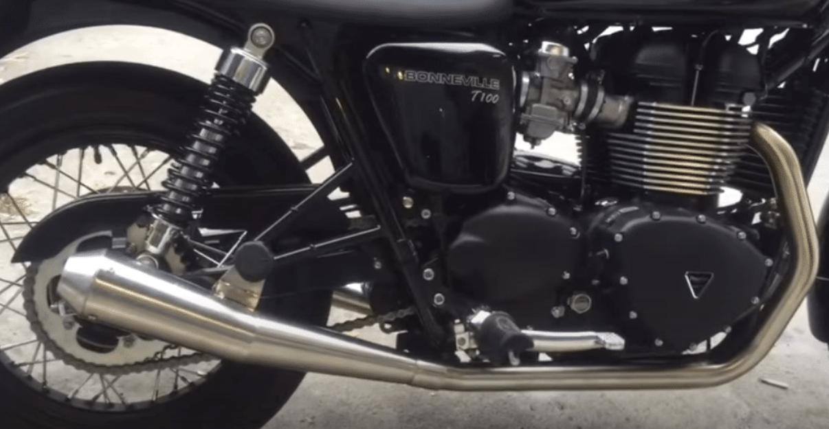 ボンネビル T100, Thruxton スラクストン 空冷 スリップオン リバース