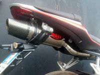 トライアンフ デイトナ675 06-12 オーバルチタン カーボントップ