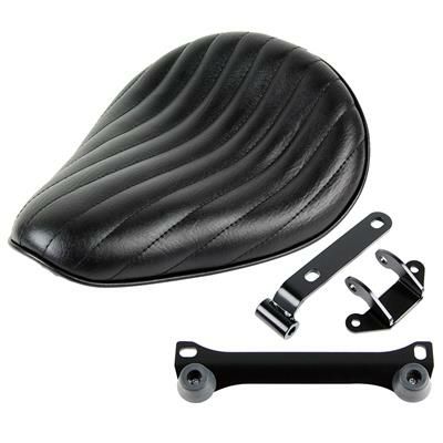 グッズ(GOODS) GOODER'Sシート サドルシートキット 縦タック ブラック