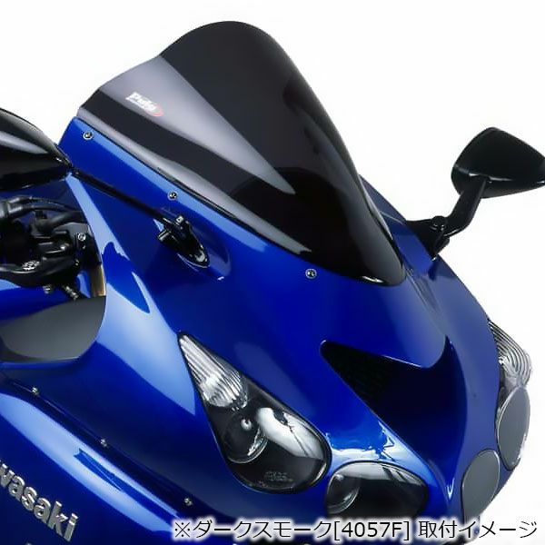 プーチ(Puig) レーシングスクリーン ブラック ZX-14R 06- 4057N