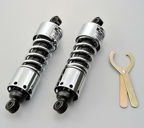 デイトナ ローダウン リア サスペンション リアショック クローム