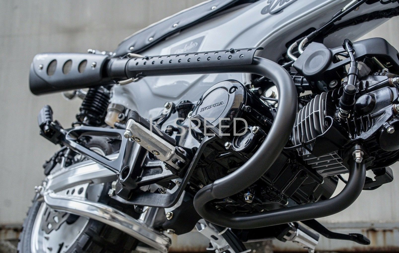 ホンダ ダックス125 フルエキゾーストマフラー レトロスタイル