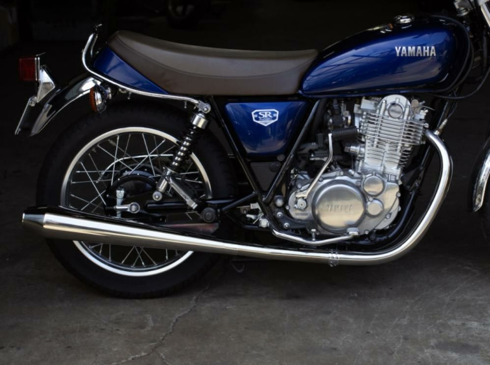 ヤマハ SR400 STDメガホン ロング フルエキ ダウン FI車 モーター