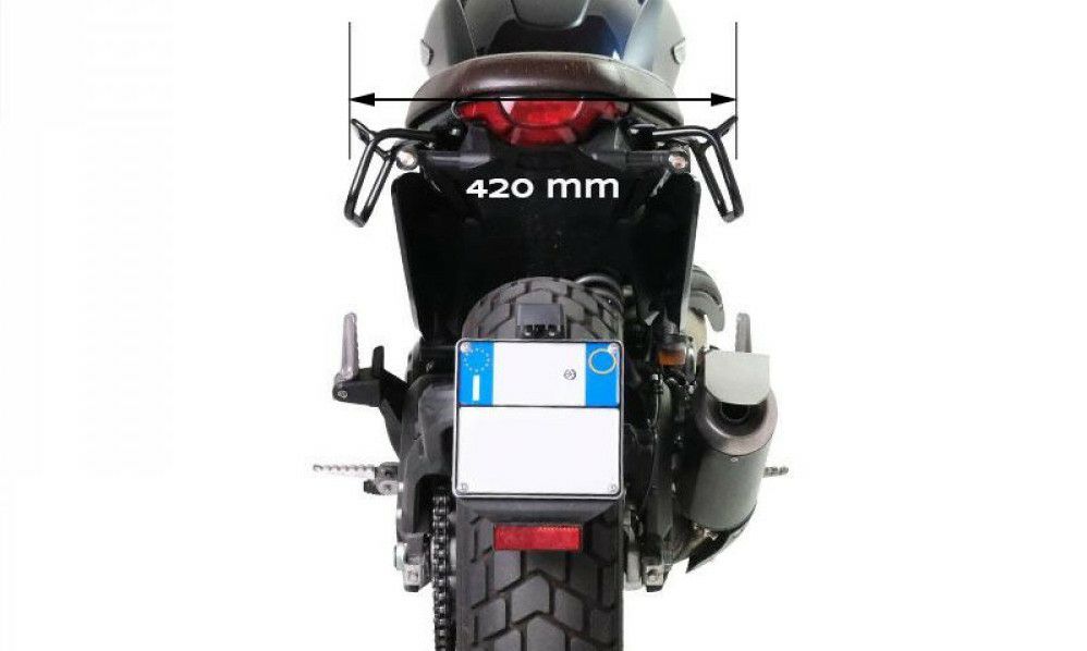 DUCATI スクランブラー 2023～ サイドバッグフレーム 左側 ブラック