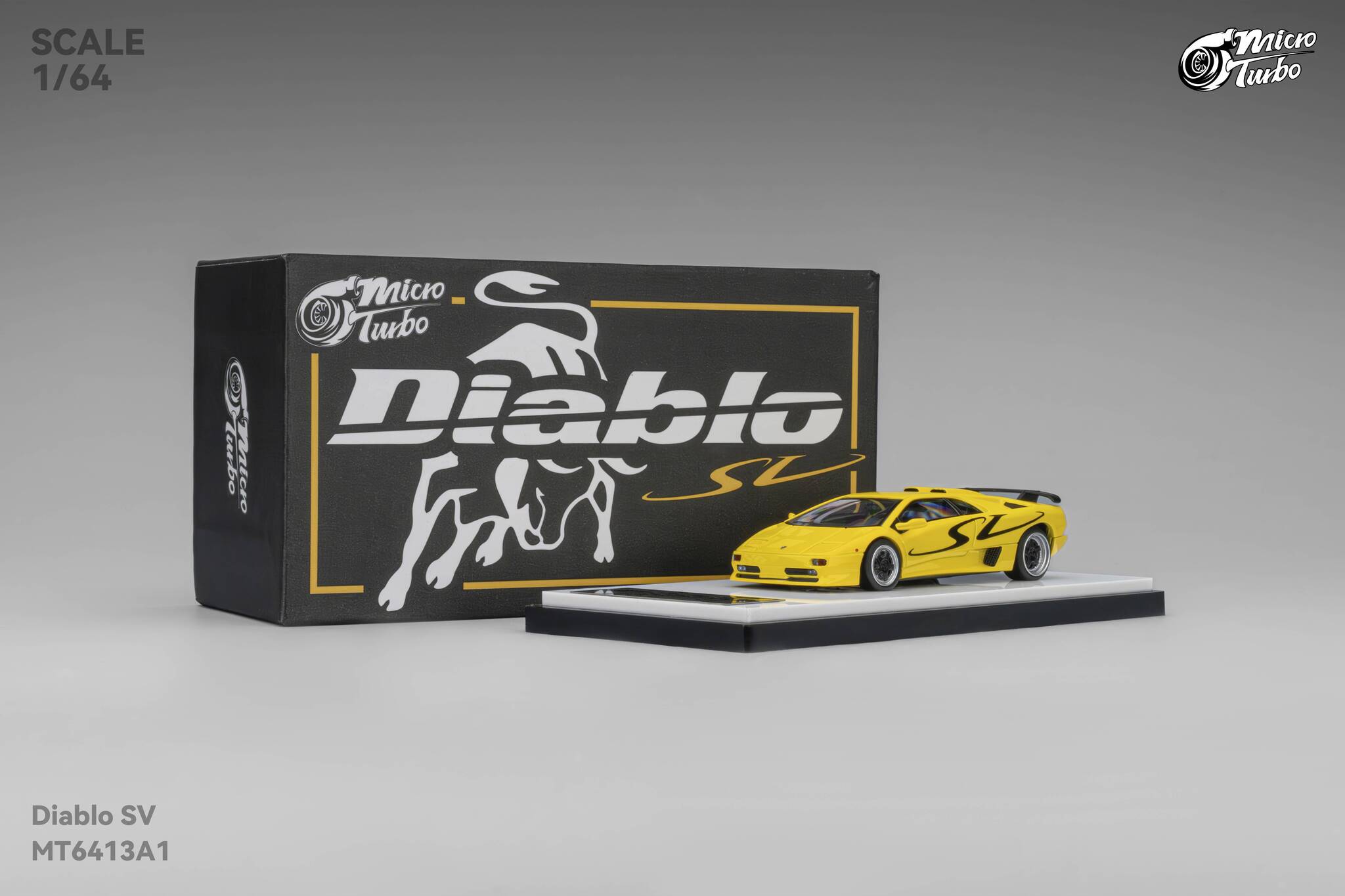 Microturbo - 1/64 Custom Diablo SV - Metallic Yellow