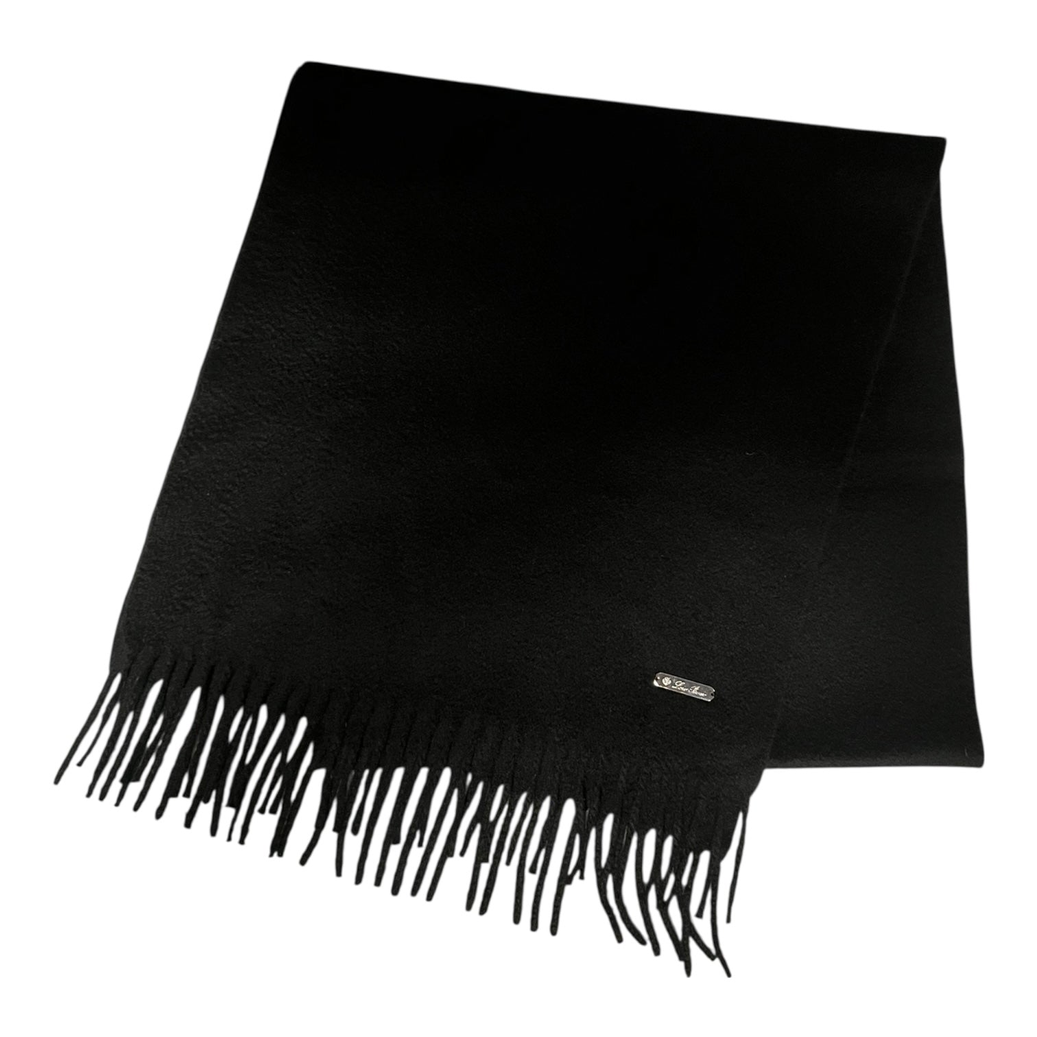 LORO PIANA Cashmere Scarf in Black – More Than You Can Imagine