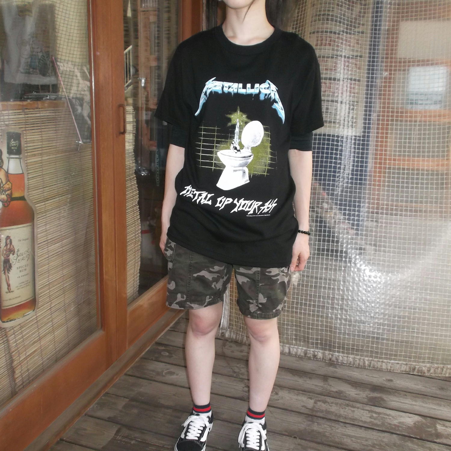 バンドTシャツ 公式 メタリカ METALLICA Tシャツ TAKA 便器 Metal Up