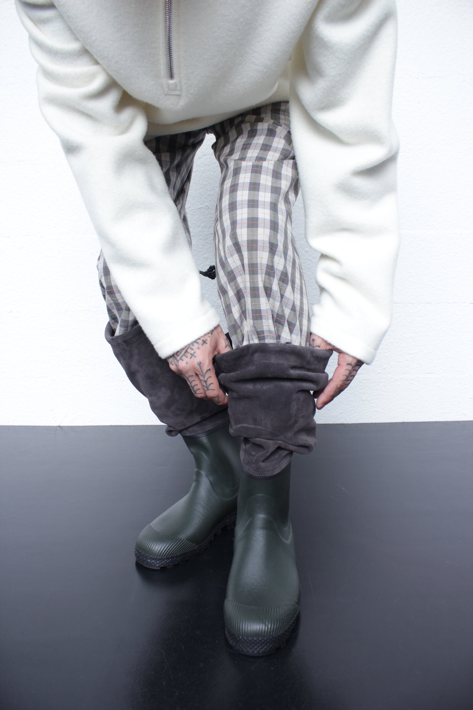 RIER リア 通販 FARMER RAIN BOOTS (SHO29 BTS) Forest Anthracite