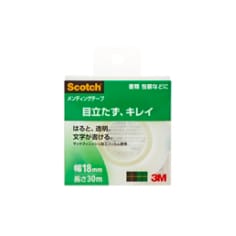 スコッチ® メンディングテープ 810-1-18C, 透明, 18 mm x 30 m, 10 巻