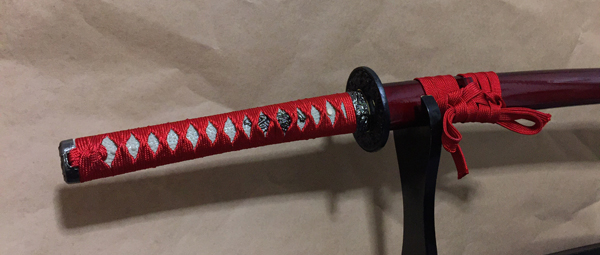 竹光模造刀（アルミも可）朱赤鞘・半太刀の販売・通販