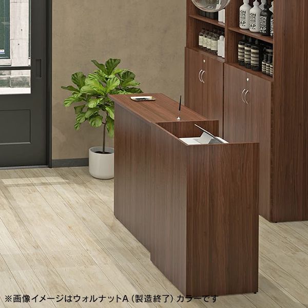 レジカウンター レジ台 受付カウンターシリーズ/W600 木製カウンター