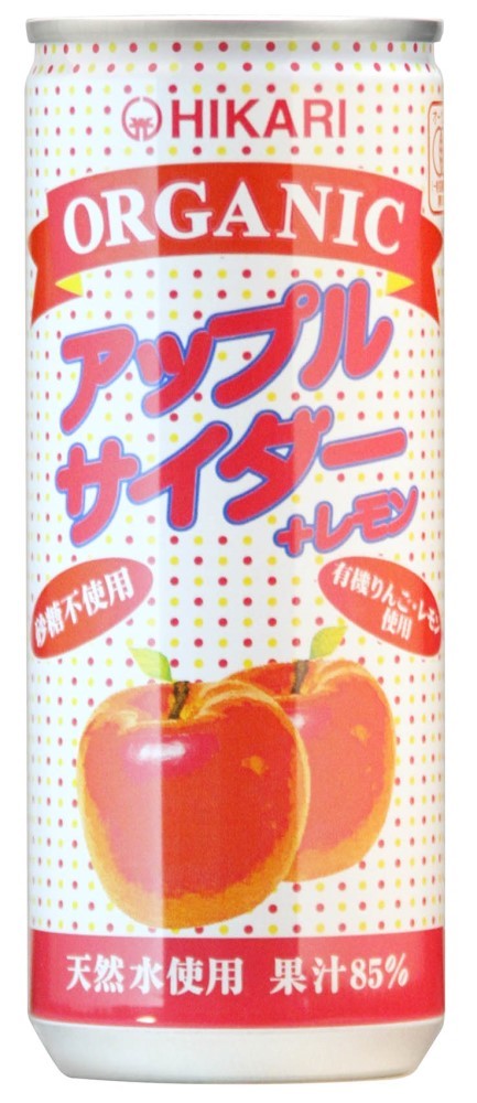 オーガニックアップルサイダー＋レモン｜炭酸飲料｜ドリンク｜商品情報