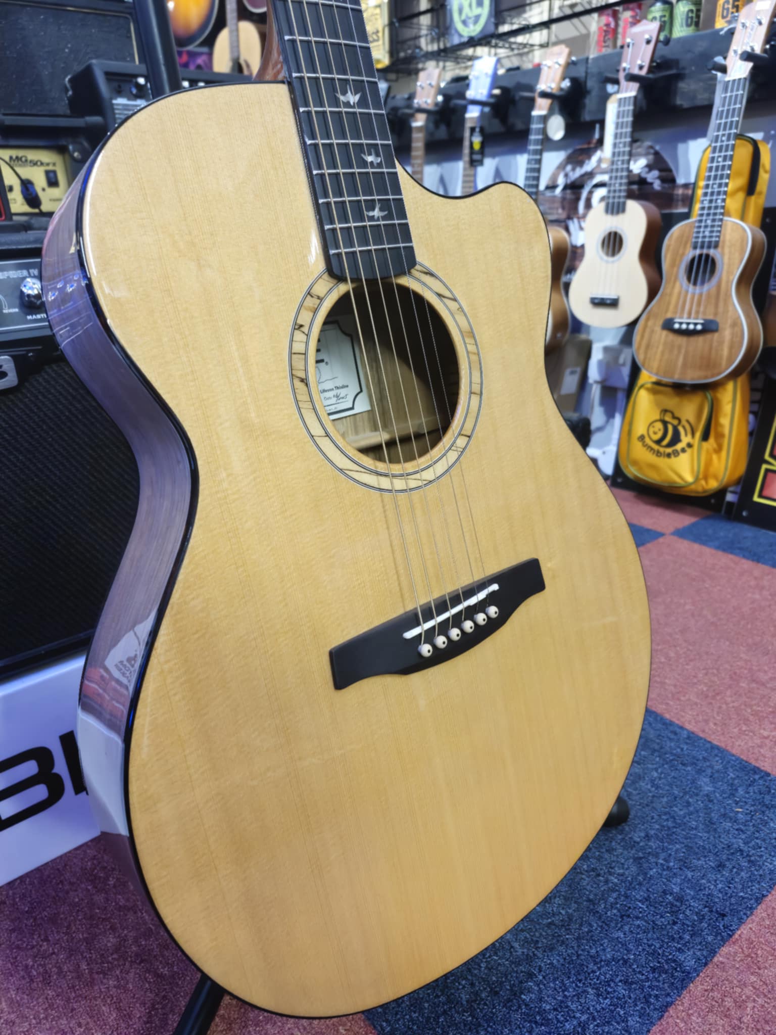 PRS SE A15AL Alex Lifeson Thinline w/ Hard case (Pre-owned) – Muso