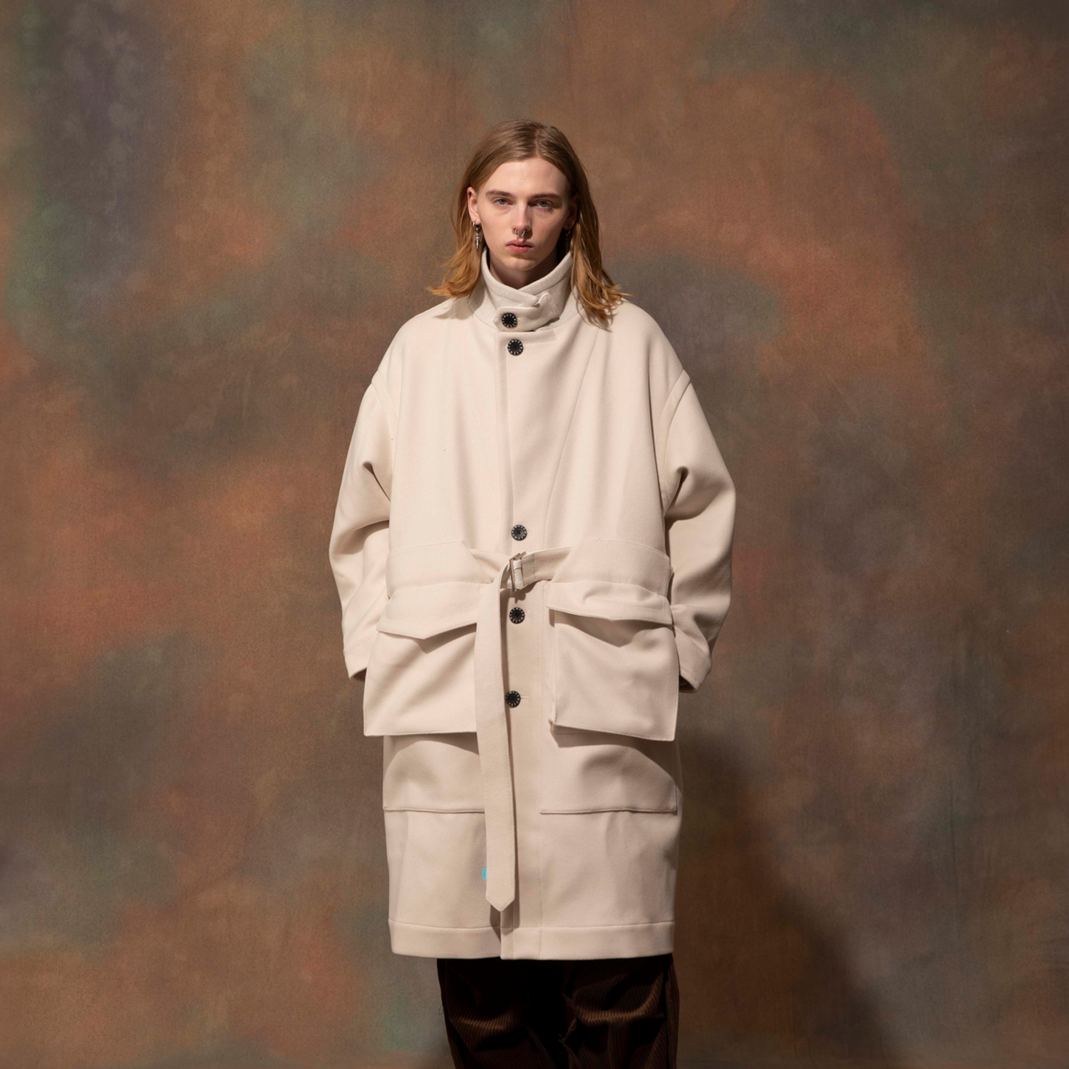 MUZE TURQUOISE LABEL - CHESTER COAT(WHITE)MUZE チェスター コート