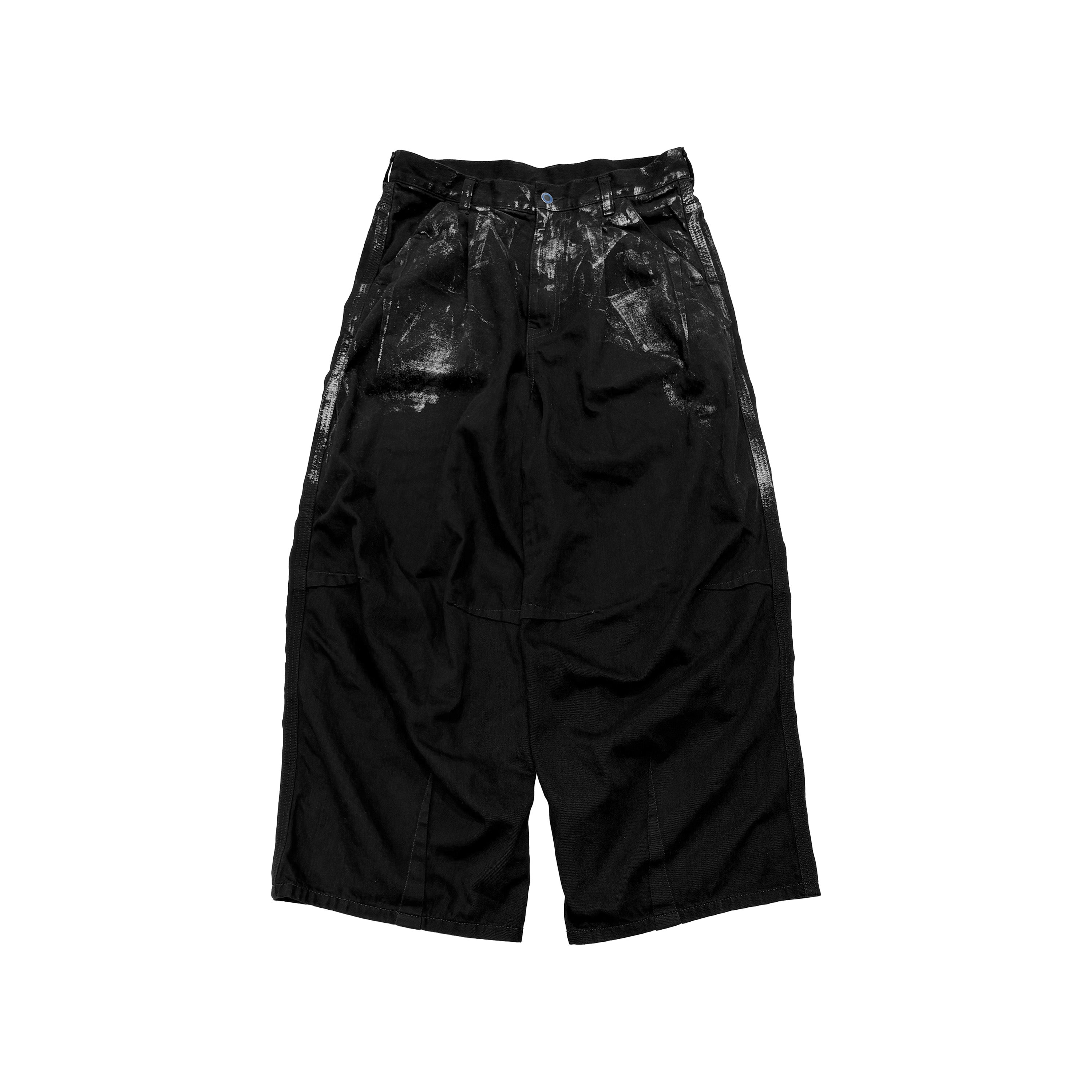 MUZE TURQUOISE LABEL -【FOIL DARTS DENIM PANTS(BLACK×BLACK
