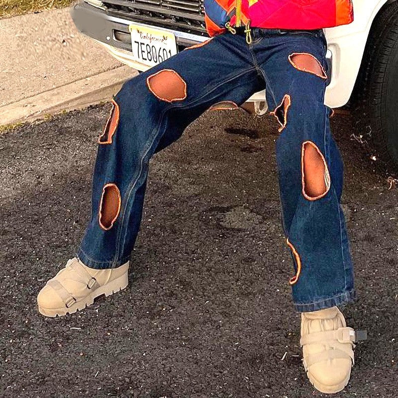 Women's Japanese Hole Pants 'Fukuoka' – My Japan Clothes