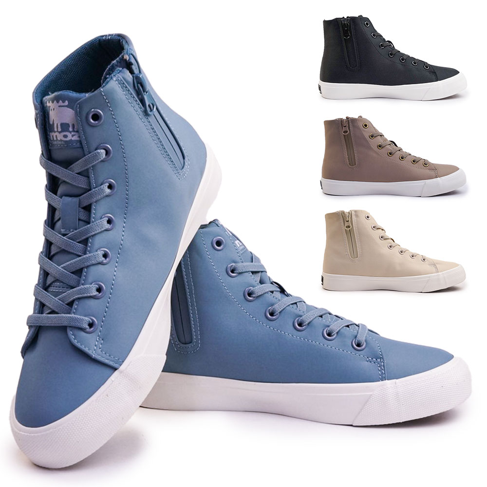 モズ 防水 レディース MZ6002 レインスニーカー 撥水加工 ゴアレース